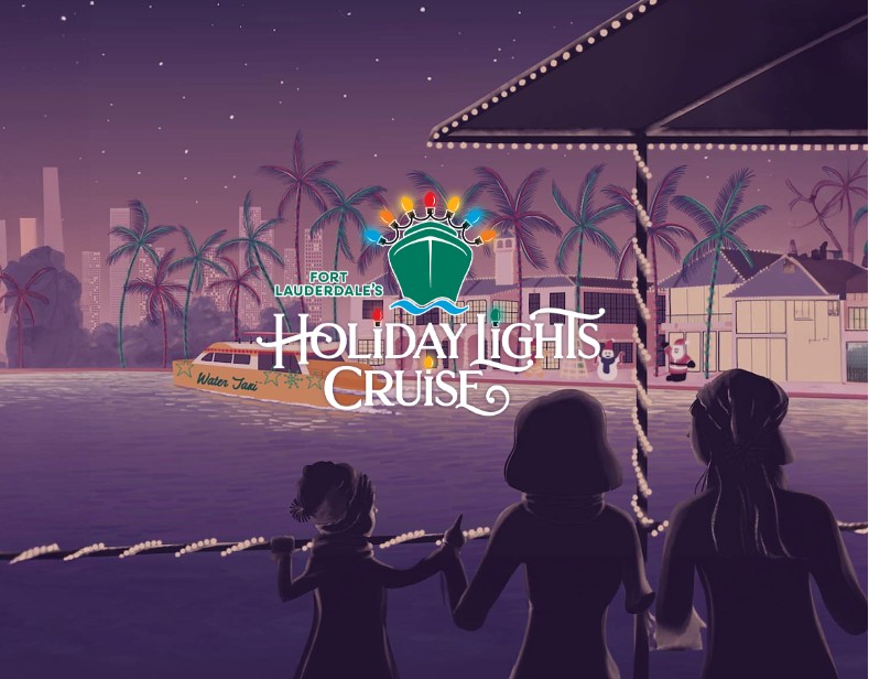 Fort Lauderdale’s Holiday Lights Cruise