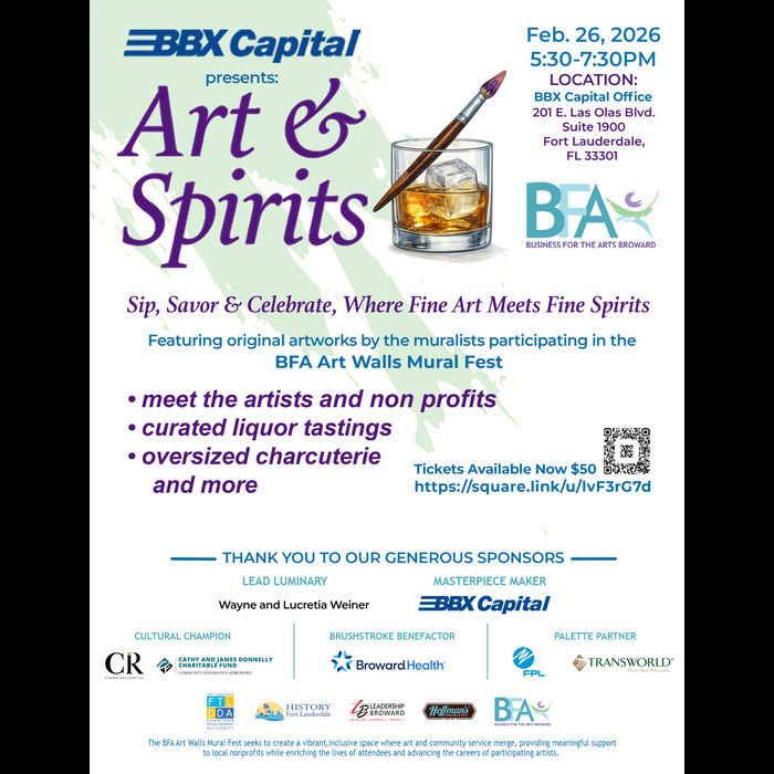 Art & Spirits Presented by BBX Capital