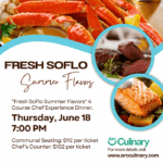 FRESH SoFlo Summer Flavors Chef Experience Dinner