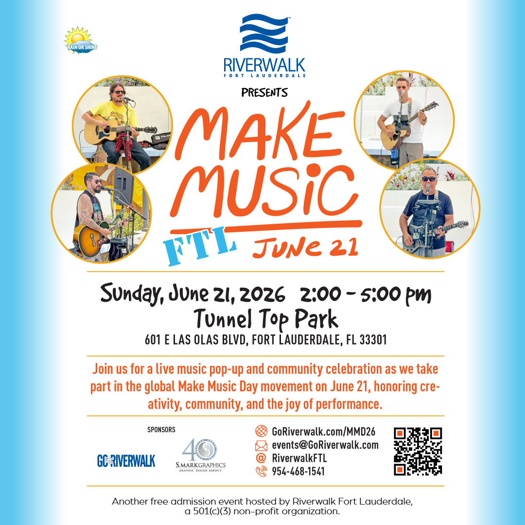 Riverwalk Presents - Make Music Day FTL 2026