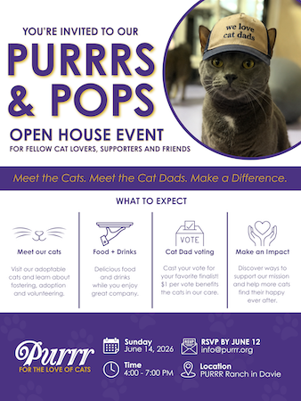 "PURRRS & POPS” Open House