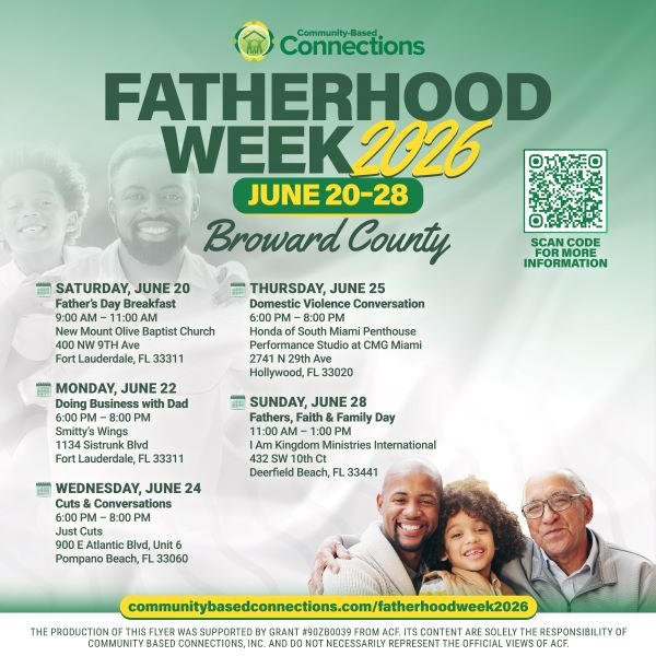 Community-Based Connections Fatherhood Week 2026