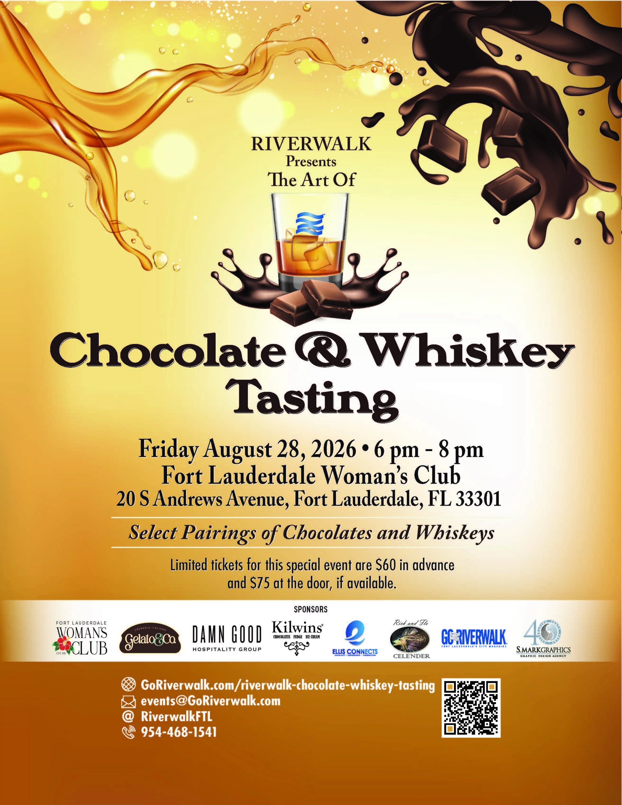 Riverwalk Chocolate & Whiskey Tasting