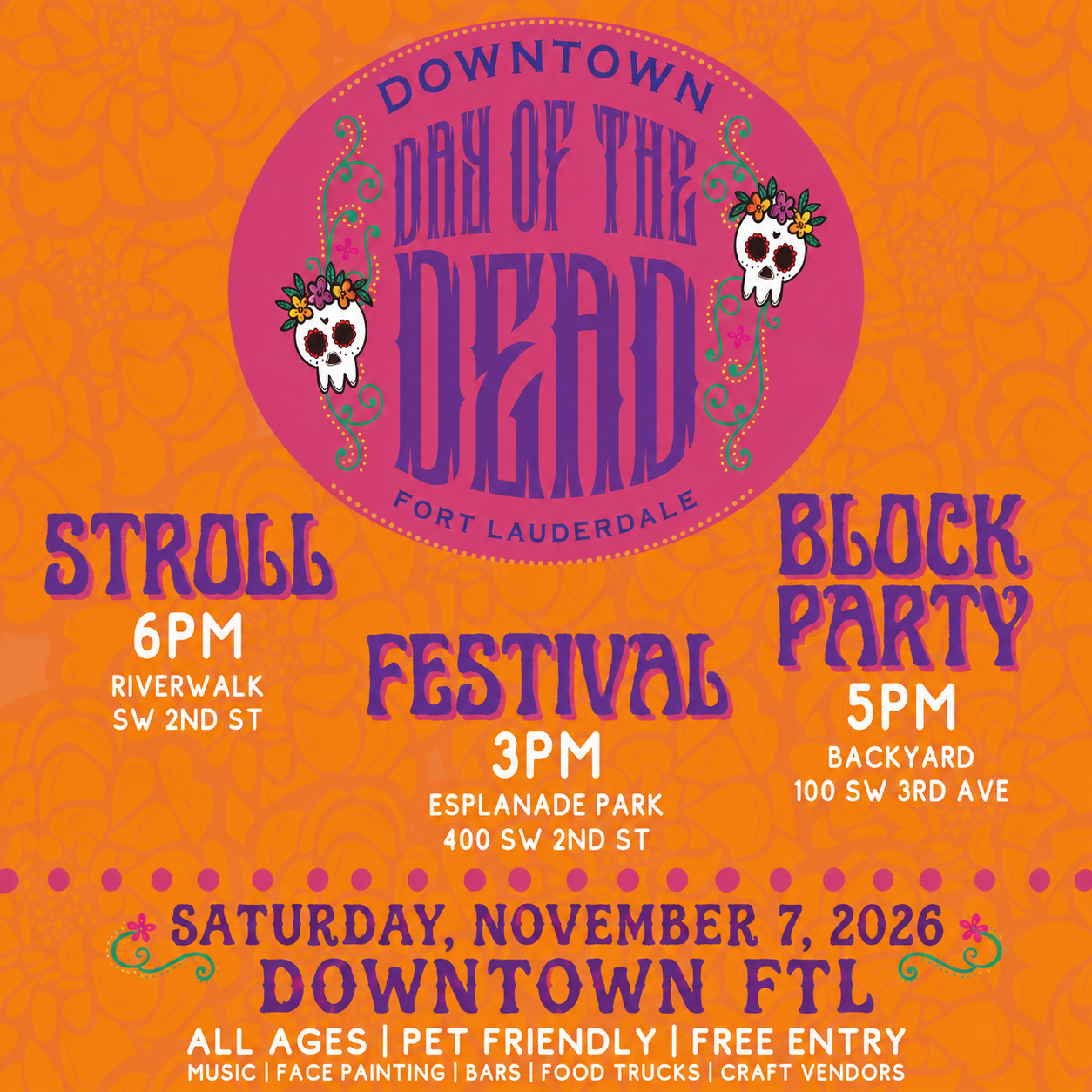 Second Annual Downtown Day of the Dead