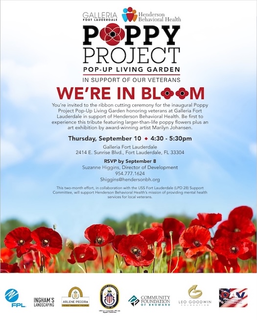 The Poppy Project Ribbon Cutting at The Galleria