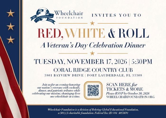 RED, WHITE, & ROLL– Veteran's Day Celebration Dinner