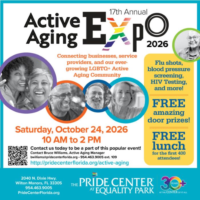 The Pride Center’s Active Aging Expo