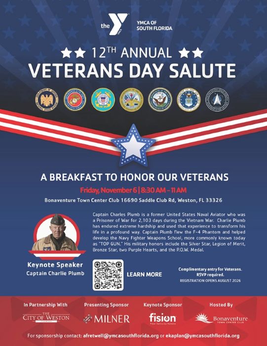 YMCA 12th Annual Veterans Day Salute