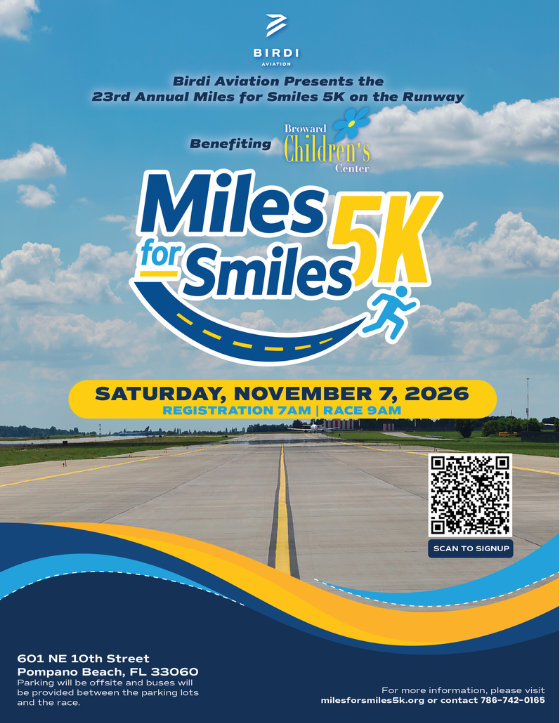 23rd Annual Miles for Smiles 5K on the Runway